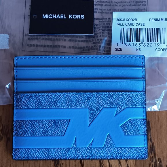 *Price Drop* New Michael Kors Cooper Graphic Tall Card Case - Picture 7 of 7